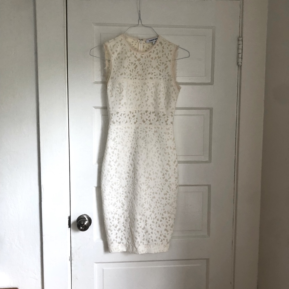 Elizabeth and James White Cutout Dress - Bridal Shower